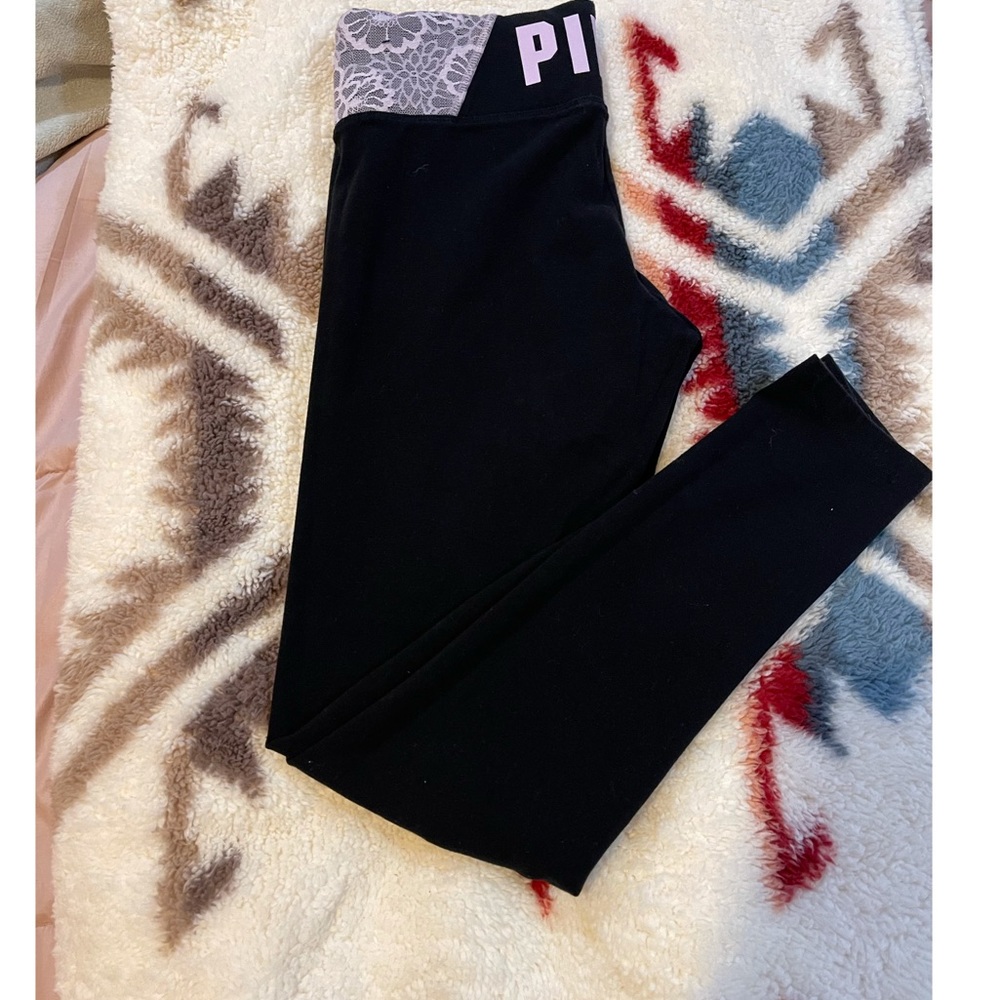 VS Pink Yoga Leggings